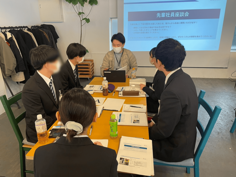 自由に質問いただけるので、社員の雰囲気や働きがいを感じていただけます！